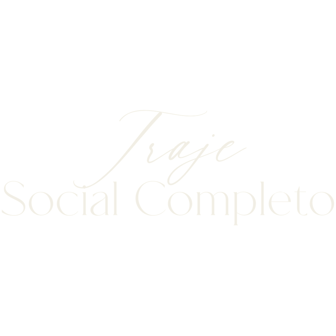 Traje Social Completo